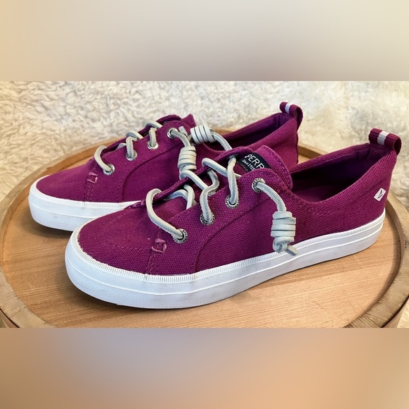 EUC Sperry Women's Sneakers in Pink and White Size 5M - Picture 5 of 9